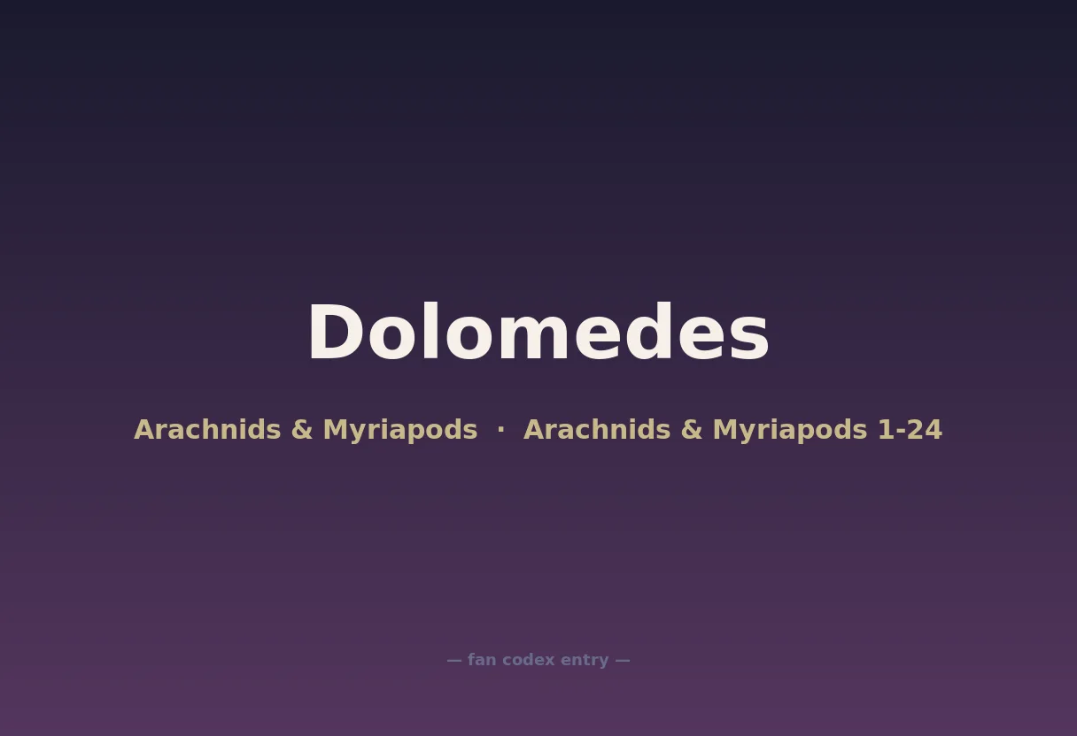 Dolomedes