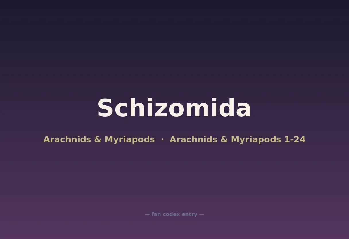 Schizomida
